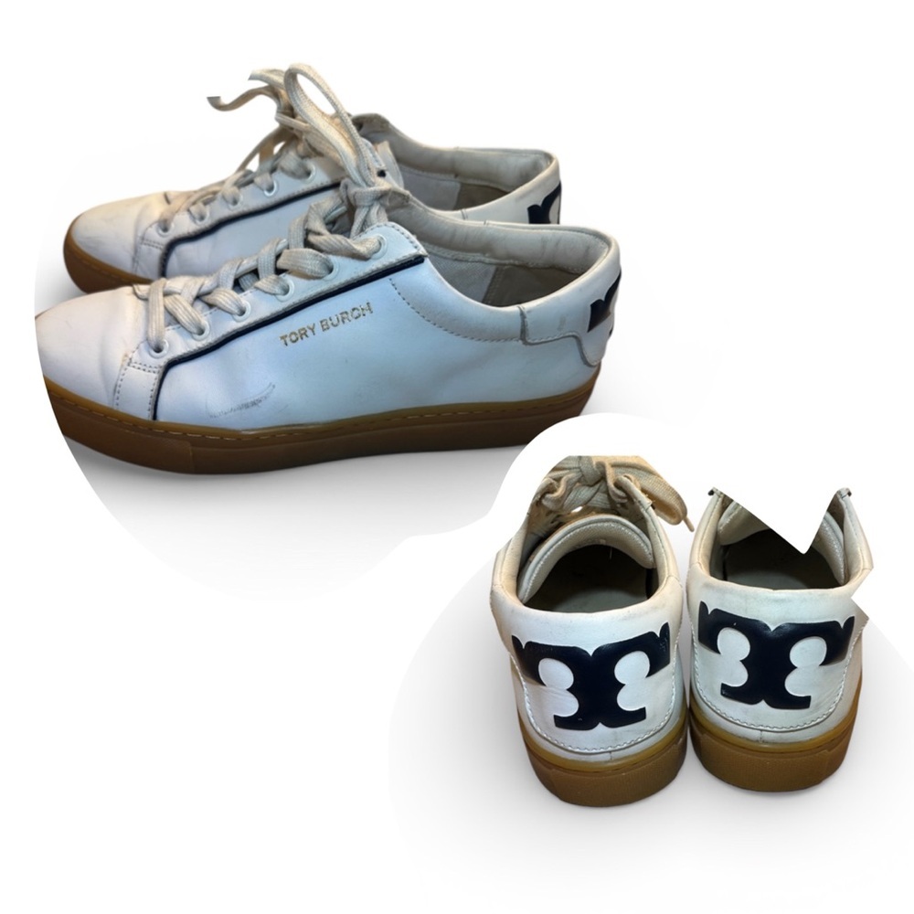 Tory Burch Olive Gum Sole Court Sneaker